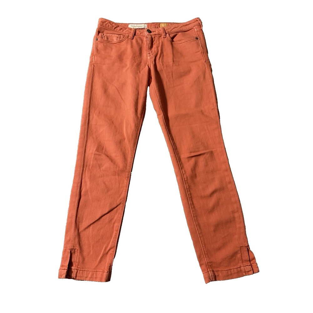 Pilcro and the Letterpress Women's Size 26 Orange Cropped Pants